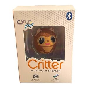 Cylo Pop Critter Bluetooth Speaker Mini Speaker Cute Portable Hand Held Kids
